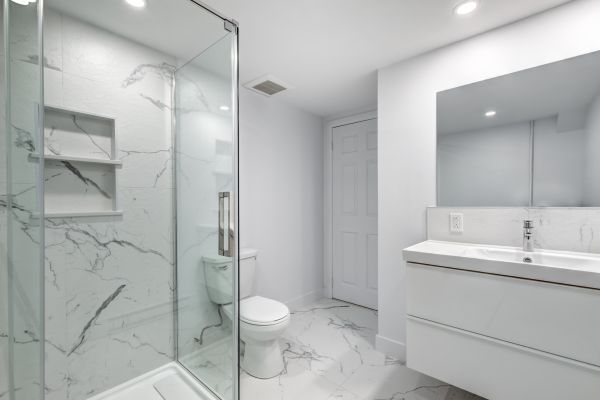 Basement Bathroom Construction in Medina