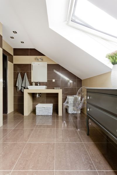 Attic Bathroom Installation in Medina